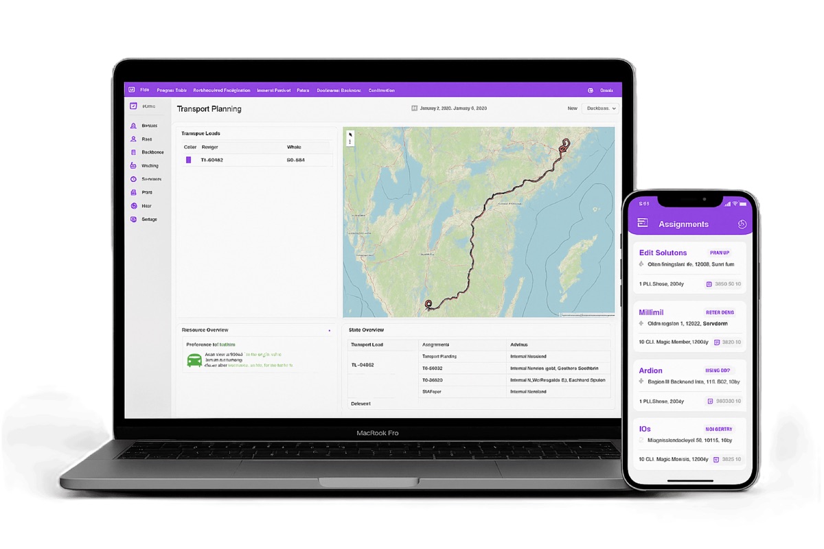 Isotrax on desktop and mobile